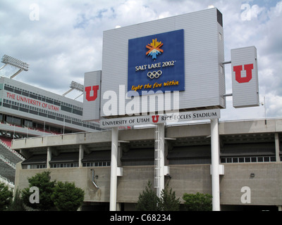 Rice-Eccles Stadium, Salt Lake City, UT Foto Stock