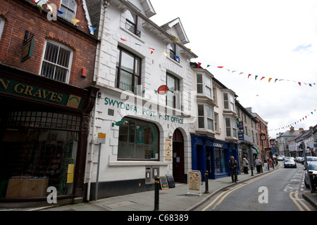 Cardigan High Street, West Wales. Regno Unito. Foto:Jeff Gilbert Foto Stock