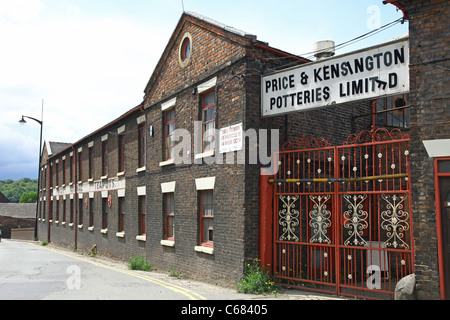 Il prezzo e i Kensington ceramiche works, Longport, Nr Burslem, Stoke-on-Trent, Staffordshire, England, Regno Unito Foto Stock