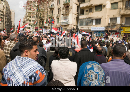 Piazza Tahrir Marzo 2011. Foto Stock