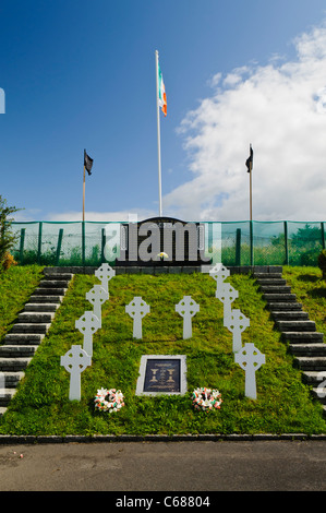 Memoriale al 1981 irlandese scioperanti della fame Foto Stock