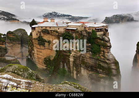 Varlaam monastero di Meteora, Grecia Foto Stock