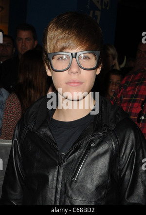 Justin Bieber presso gli arrivi per MEGAMIND Premiere, Grauman's Chinese Theatre di Los Angeles, CA 30 ottobre 2010. Foto di: Dee Cercone/Everett Collection Foto Stock