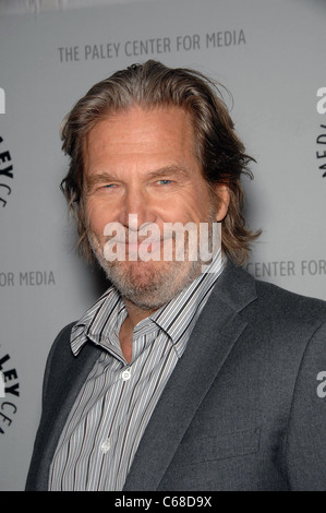 Jeff Bridges di presenze per American Master's Premiere di Jeff Bridges: il tizio dimora, Paley Centre for Media, Beverly Foto Stock