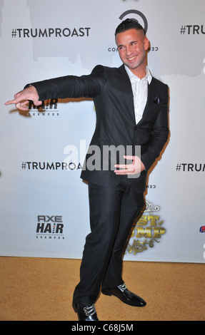 Michael " La situazione' Sorrentino presso gli arrivi per Comedy Central Roast di Donald Trump, Hammerstein Ballroom, New York, NY, 9 marzo 2011. Foto di: Gregorio T. Binuya/Everett Collection Foto Stock