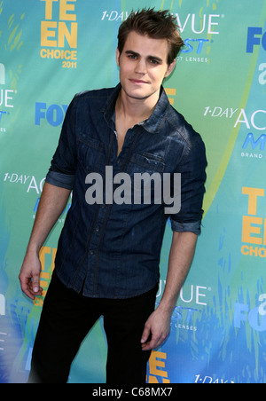 PAUL WESLEY Teen Choice 2011 gli arrivi a Los Angeles California USA 07 Agosto 2011 Foto Stock