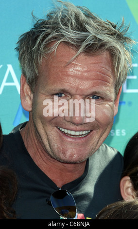 GORDON RAMSAY Teen Choice 2011 gli arrivi a Los Angeles California USA 07 Agosto 2011 Foto Stock