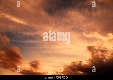 Cielo nuvoloso Foto Stock