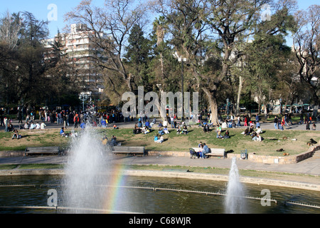 Plaza Independencia. Mendoza, Argentina, Sud America Foto Stock