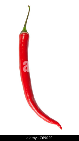 L lettera fatta dal peperoncino, con il tracciato di ritaglio Foto Stock