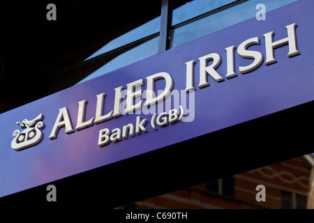 Allied Irish Bank scudo Foto Stock