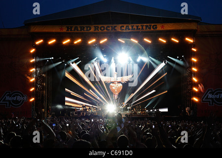 Hard Rock Calling concerto, Hyde Park, Londra, Inghilterra, Regno Unito. Foto Stock