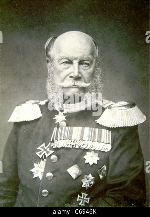 Il Kaiser Guglielmo I. von Deutschland Guglielmo I o Wilhelm I, William Frederick Louis, Wilhelm Friedrich Ludwig 1884 Foto Stock