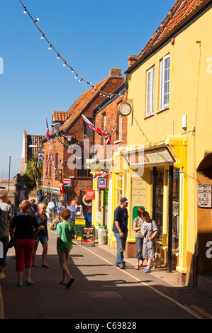 Negozi a Wells-next-il-mare , Norfolk , Inghilterra , Inghilterra , Regno Unito Foto Stock