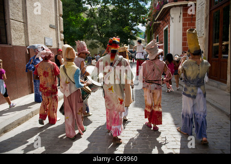 L'Avana Cuba artisti di strada Foto Stock