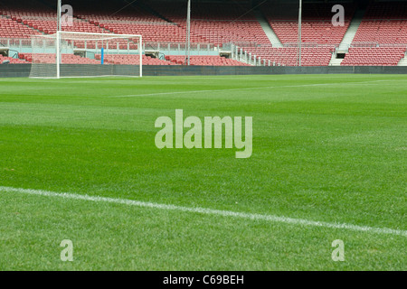 Campo di calcio Foto Stock