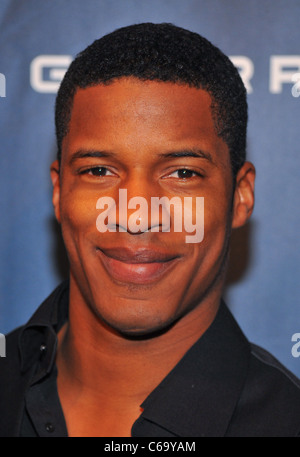 Nate Parker di presenze per G-Star materie Autunno/Inverno 2011 Collezione Fashion Show, Lincoln Center di New York, NY Febbraio 12, 2011. Foto di: Gregorio T. Binuya/Everett Collection Foto Stock