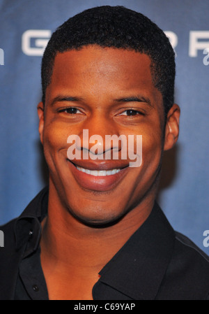 Nate Parker di presenze per G-Star materie Autunno/Inverno 2011 Collezione Fashion Show, Lincoln Center di New York, NY Febbraio 12, 2011. Foto di: Gregorio T. Binuya/Everett Collection Foto Stock