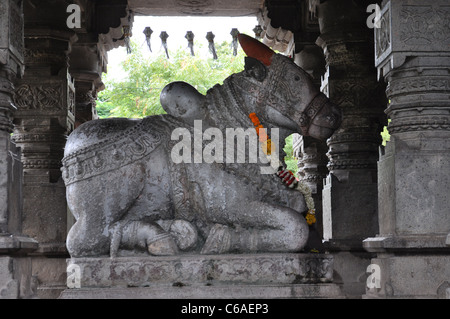 Statua di Pietra della Nandi Foto Stock