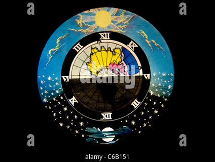 Lanterna Magica la Lanterna Magica immagine inizio tipo di proiettore di immagini sviluppato del xvii secolo Holland Olanda Foto Stock