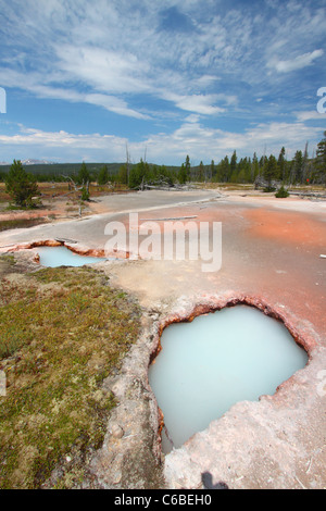 Artista Paint Pots - Yellowstone Foto Stock