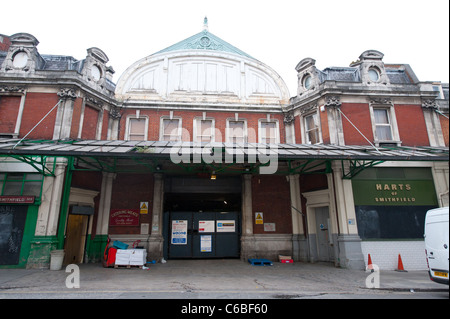 Una vista generale della carne di Smithfield Market, Londo Foto Stock