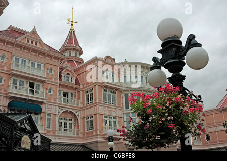 Hotel di Disneyland. Disneyland Paris, Francia Foto Stock