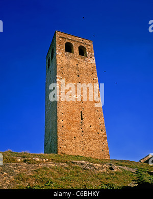 Torre di San Leo.In provincia di Rimini in Italia la Regione Emilia Romagna, situato a circa 135 km a sud-est di Bologna . Foto Stock