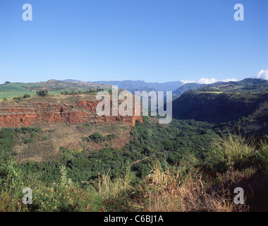 Il Canyon di Waimea, Waimea Canyon State Park, Kauai, Hawaii, Stati Uniti d'America Foto Stock