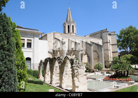 Tempio di San Marziale presso Square Agricol Perdiguier in Avignon, Francia Foto Stock