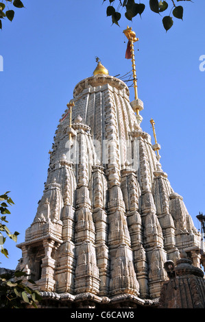 Tempio Jagdish Udaipur Rajasthan in India Foto Stock