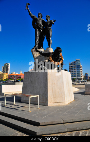 La statua di Martiri . Piazza Martiri, Beirut Central District. Il Libano Foto Stock