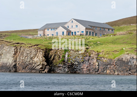 Osservatorio ornitologico RSPB Fair Isle Shetland Arcipelago subartiche Scozia UK Europa Foto Stock