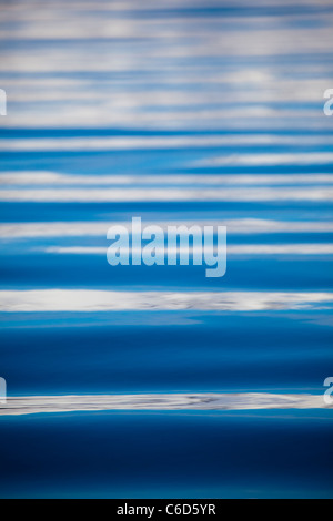 Increspature dell'acqua nell'Oceano Artico Foto Stock