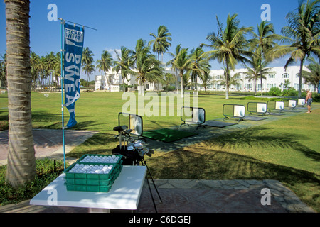 Golfplatz, Golfanlage,Hotel Crown Plaza, Salalah, il campo da golf,Hotel Crown Plaza, Salalah Foto Stock