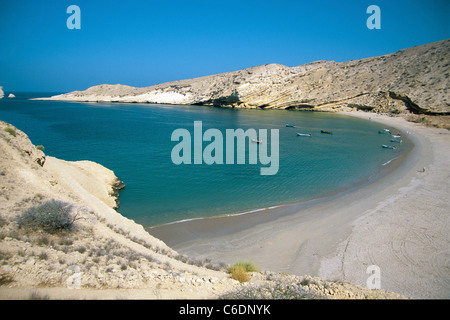 Einsamer Kuestenabschnitt, Strand, Muscat Lonely costa, spiaggia, Muscat Foto Stock