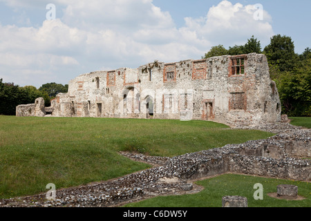 Nostra Signora di Thetford cluniacense Priorato medievale rovine, Norfolk, Regno Unito, Foto Stock