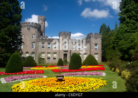 Cyfarthfa Castle e giardini Merthyr Tydfil valli a sud Wales UK Foto Stock