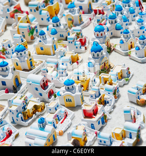 Grecia Cicladi, Santorini, Oia, Chiesa negozio di souvenir Foto Stock