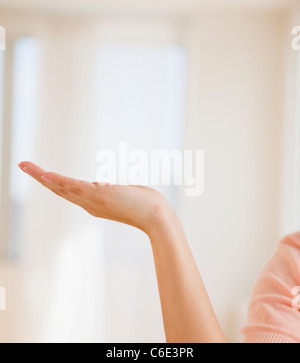 Stati Uniti d'America, New Jersey, Jersey City, Close up della donna di mano Foto Stock