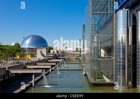 Francia, Parigi (75), la città delle Scienze e dell'Industria di La Villette Park Foto Stock