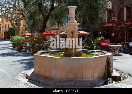 Villaggio di Tourtour, Provenza, Francia Foto Stock