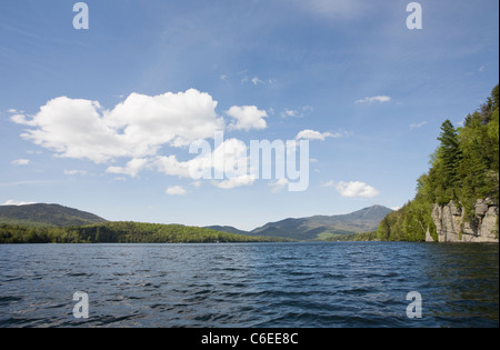 Stati Uniti d'America, nello Stato di New York, Montagne Adirondack, Lake Placid Foto Stock