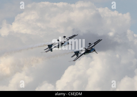 Le lame aerobatic team display battenti capovolto Foto Stock