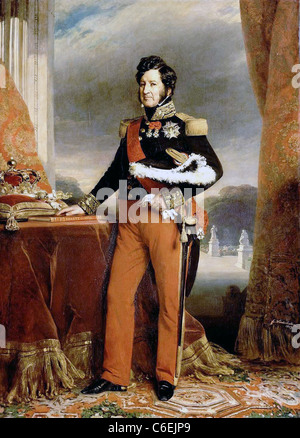 LOUIS PHILIPPE I (1773-1850) Re francese dal 1830-48 dipinta da Franz Winterhalter nel 1839 Foto Stock