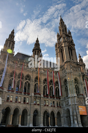 Nuovo municipio di Vienna, Rathaus, Austria, Europa Foto Stock