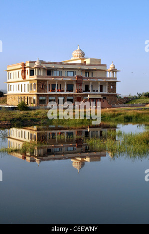 Kaseh Bagh Hunting Lodge hotel Jojawar Rajasthan in India Foto Stock