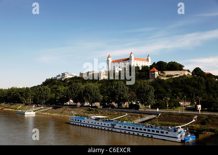 Il castello di Bratislava in Slovacchia Foto Stock