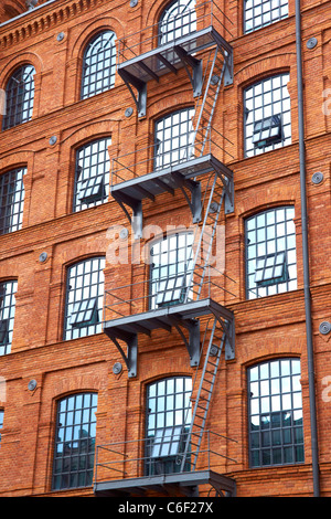 Lodz, Manufaktura-Leisure e centro commerciale (edifici moderni), Polonia, Europa Foto Stock