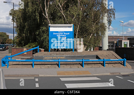 Doncaster Royal Infirmary Gate 4 Foto Stock